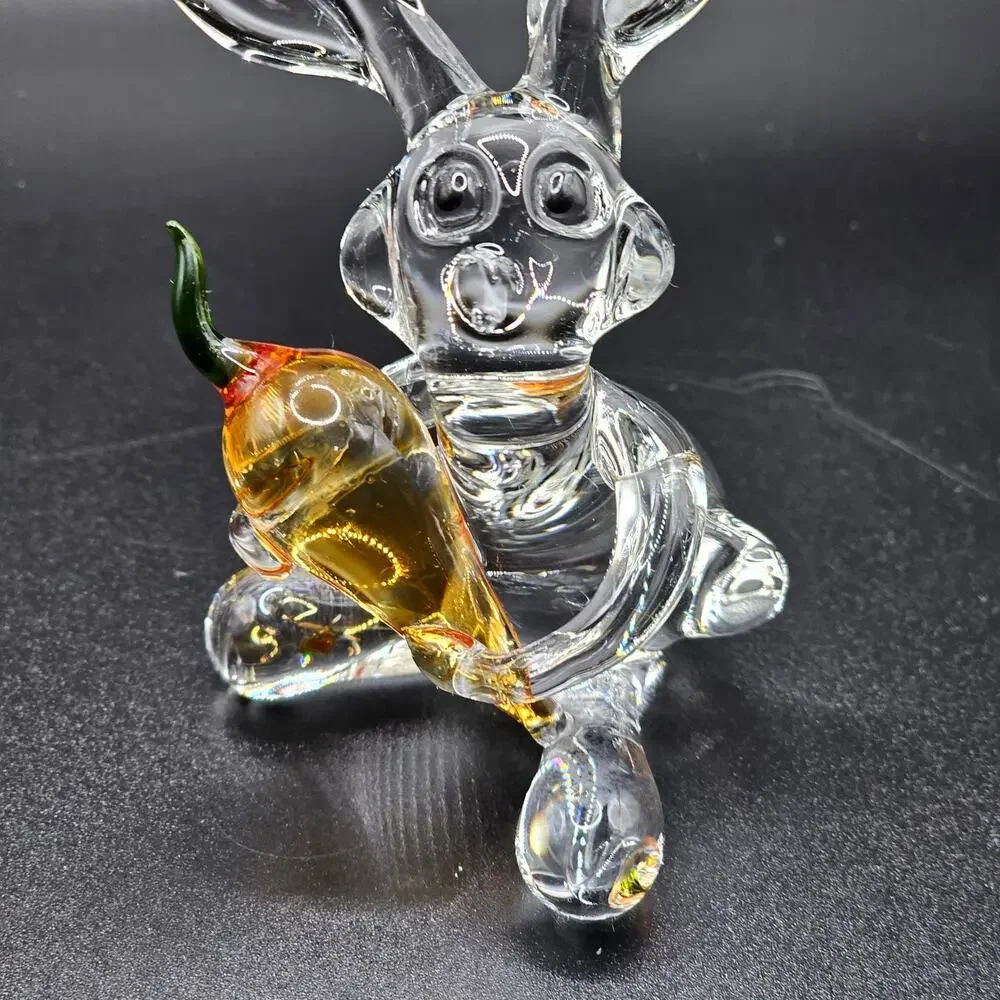 Lampwork Glass Art Easter Bunny